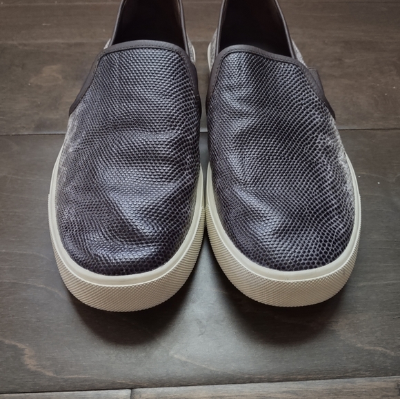 Vince Preston B Slip On Sneakers Snakeskin Textured - Picture 3 of 15